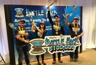 The RF team has won hackathon PayPal Battle Hack with the prize of $100K