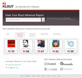     -?  Klout  8,5 . 