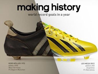Adidas выпустил рекламу в честь футбольного рекорда Месси