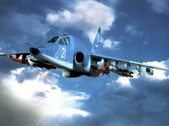 ЮВО России: военные летчики осваивают пилотирование СУ-25БМ в ночных условиях