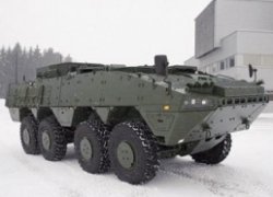 Patria AMV - финские бронетранспортеры для вооруженных сил Швеции