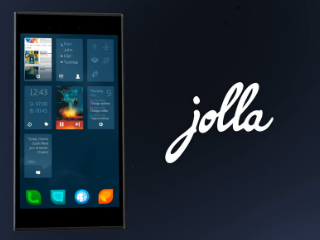 A startup of former Nokia employees presents its smartphone Jolla 