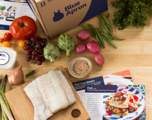 Blue Apron ���������� $5 ��� �������������� 
