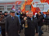 Олимпийский огонь прибыл в Хабаровск спецпоездом