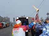 Олимпийский огонь прибыл в Хабаровск спецпоездом