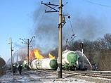 На Украине с рельсов сошли цистерны с газом, эвакуировано село