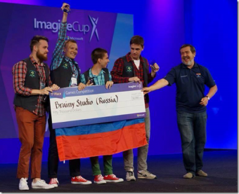 Российская команда становятся мировыми чемпионами Imagine Cup 2014 