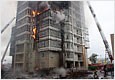 Сварочные работы на балконе привели к выгоранию 15 квартир в Красноярске
