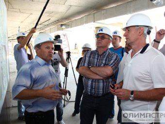 Фесюк и Билялетдинов посетили строящиеся хоккейные арены в Сочи